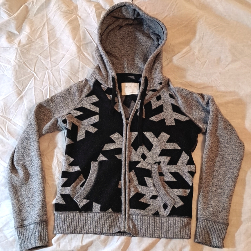 Graphic Zip Hoodie